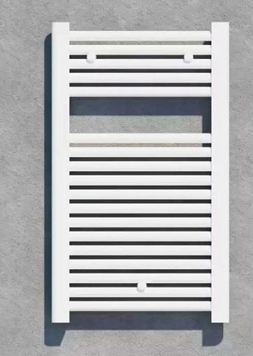 Полотенцесушитель водяной лесенка Lazzarini Roma 840х500 белый 386350
