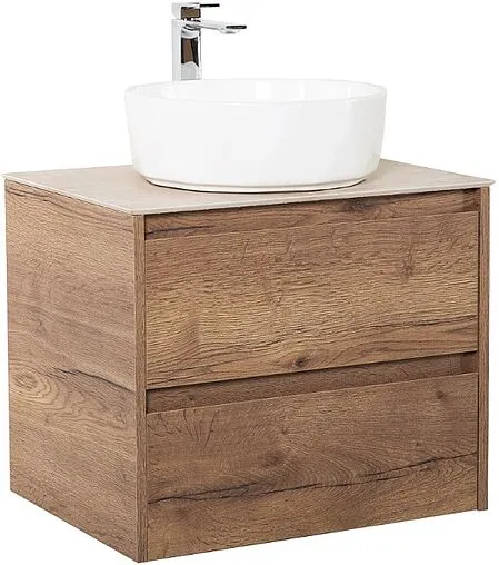 Тумба-умывальник подвесная BelBagno KRAFT 60 Rovere Tabacco KRAFT-600-2C-SO-RT+