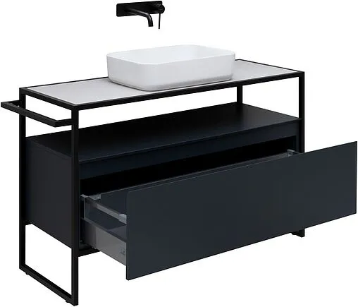 Тумба под умывальник напольная Allen Brau Priority 120 антрацит 1.31004.AM
