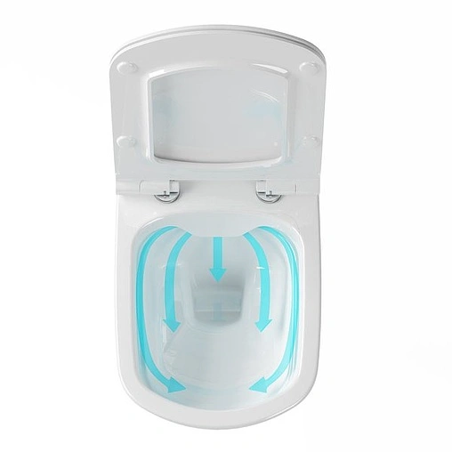 Унитаз подвесной безободковый Ravak Classic RimOFF белый X01671