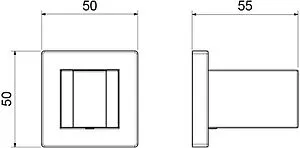 Держатель ручного душа Aquatek хром AQ2401CR Держатель ручного душа Aquatek хром AQ2401CR, 2