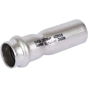 Муфта пресс редукционная однораструбная 22мм x 18мм Sanha NiroSan 9243 692432218, 1