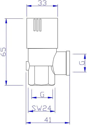 Клапан предохранительный ½&quot; 1.5 бар Valtec VT.0490.IG.0415