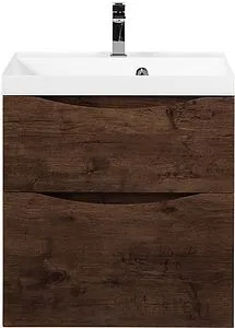 Тумба-умывальник подвесная BelBagno MARINO-H60 70 Rovere Moro MARINO-H60-700-2C-SO-RW-P+BB700/450-LV-MR-AST, 1