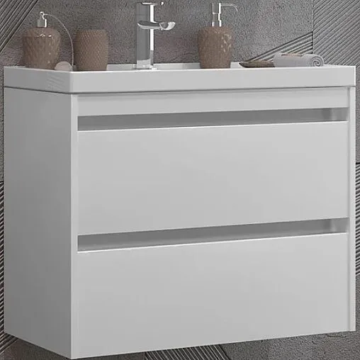 Тумба под умывальник подвесная Opadiris Фреш 70 белый 00-00007086