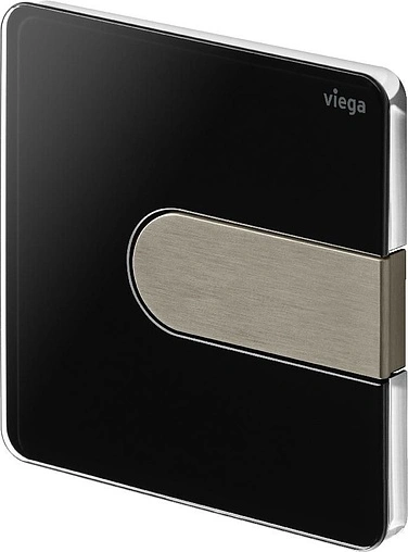 Клавиша смыва для писсуара Viega Prevista Visign for Style 23 8613.2 774585 кнопка/нержавеющая сталь, панель/черный глянцевый