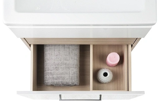 Тумба-умывальник подвесная IDDIS New Mirro 80 белый NMIR80Wi95K