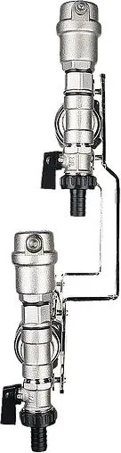 Группа коллекторная без расходомеров 3 отвода 1&quot;в/в x ¾&quot;ек Valtec VTc.588.EMNX.0603