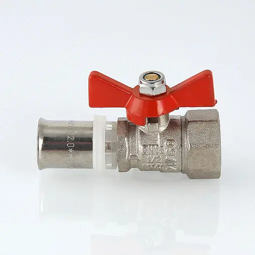 Кран шаровый с переходом на мп трубу 16мм x ½&quot;в Valtec VT.242.N.1604