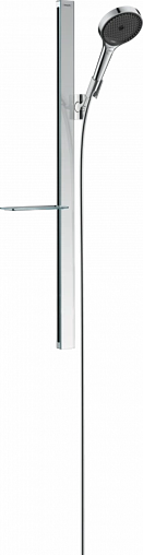 Душевая стойка Hansgrohe Rainfinity 130 EcoSmart 3jet 90см хром/графит 27672000