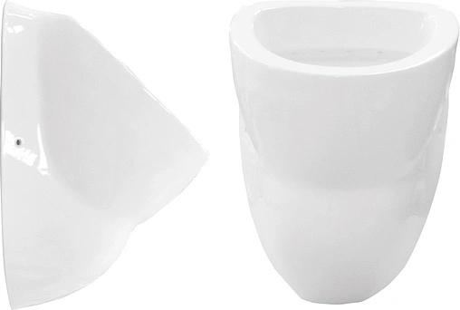 Писсуар со скрытым подводом воды ISVEA Soluzione белый 10SZ92001DS