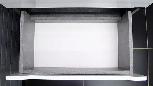 Тумба-умывальник подвесной Айсберг Ева 60 белый/бетон DA5905T+4670142930044