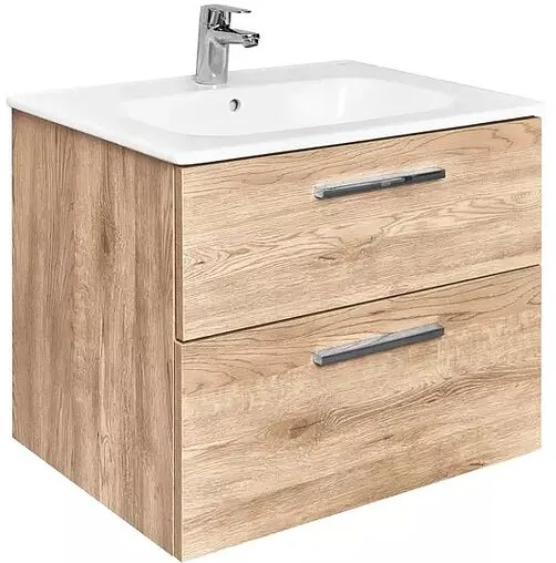 Тумба-умывальник подвесная Roca Victoria 60 орех A857468517+32799E000