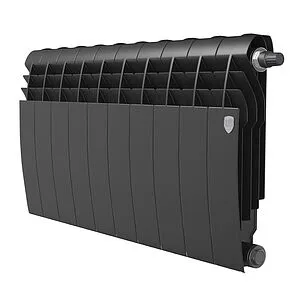 Радиатор биметаллический 10 секций нижнее правое подключение Royal Thermo Biliner 350 VR80 Noir Sable RTBNSVR8035010 Радиатор биметаллический 10 секций нижнее правое подключение Royal Thermo Biliner 350 VR80 Noir Sable RTBNSVR8035010, 1
