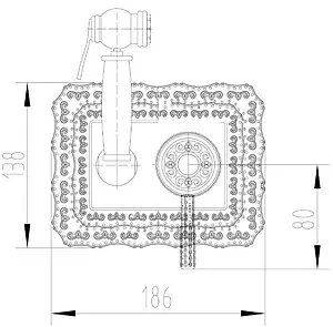 Гигиенический душ со смесителем Lemark Jasmine чёрная бронза LM6619ORB Гигиенический душ со смесителем Lemark Jasmine чёрная бронза LM6619ORB, 2