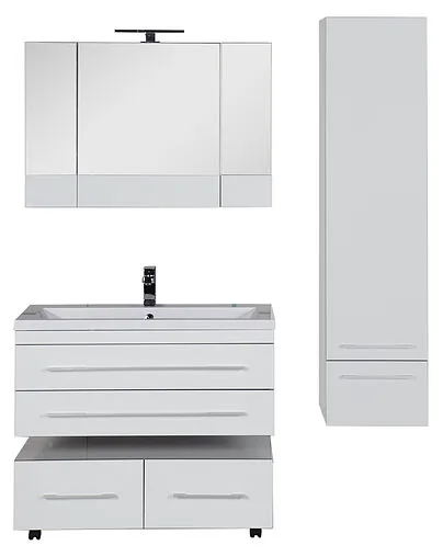 Шкаф-пенал подвесной Aquanet Верона 40 R белый 00176672 Шкаф-пенал подвесной Aquanet Верона 40 R белый 00176672