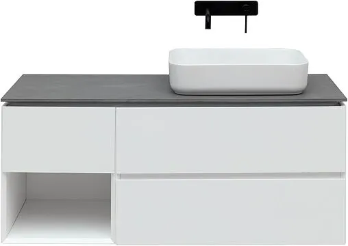 Тумба-умывальник подвесная Allen Brau Infinity 120 R белый 1.21007.WM+