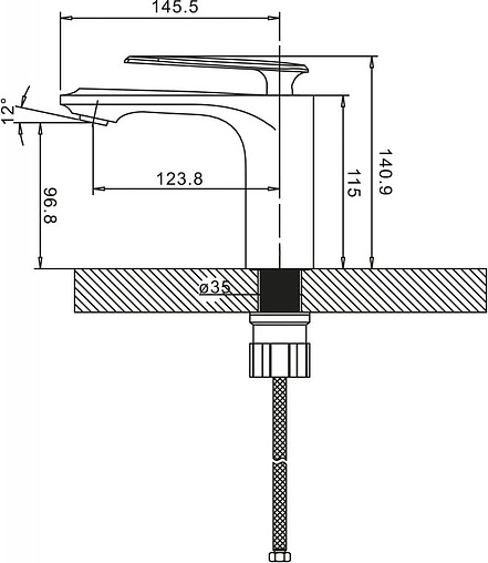 Смеситель для раковины BelBagno Gello хром GEL-LVM-CRM Смеситель для раковины BelBagno Gello хром GEL-LVM-CRM