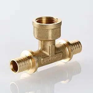 Тройник аксиальный переходной 16мм x ½&quot;в x 16мм Valtec VTm.432.BG.160416, 5