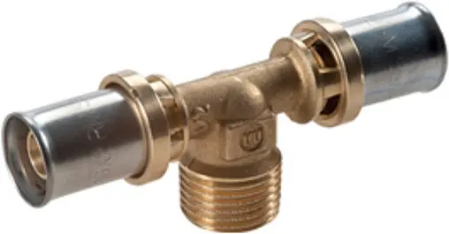 Тройник пресс переходной 26мм x ¾"н x 26мм Giacomini RM153Y049