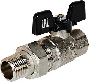 Кран шаровый с американкой ½"в x ½"н Stout ГОСТ Р 59553-2021 SVB-0007-200015 Кран шаровый с американкой ½"в x ½"н Stout ГОСТ Р 59553-2021 SVB-0007-200015, 1