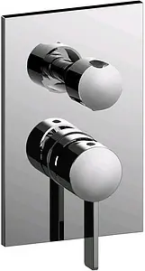 Смеситель для ванны скрытого монтажа Paffoni Rock хром RO018CR/M, 1