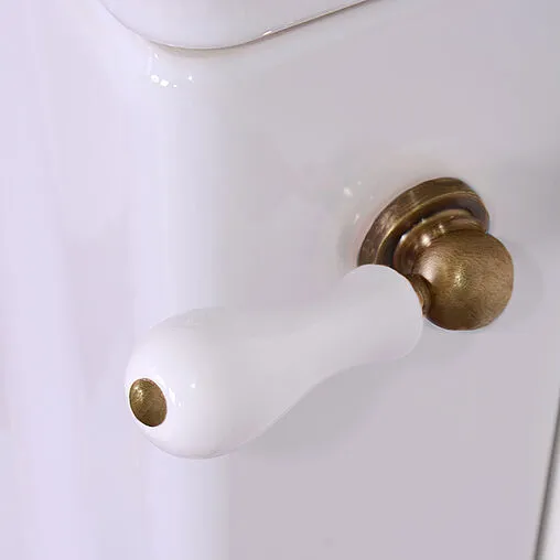 Унитаз со средним бачком Kerasan Retro белый 101101+107201+