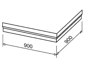 Поддон для душа Ravak Perseus-90 PP A027701510, 5