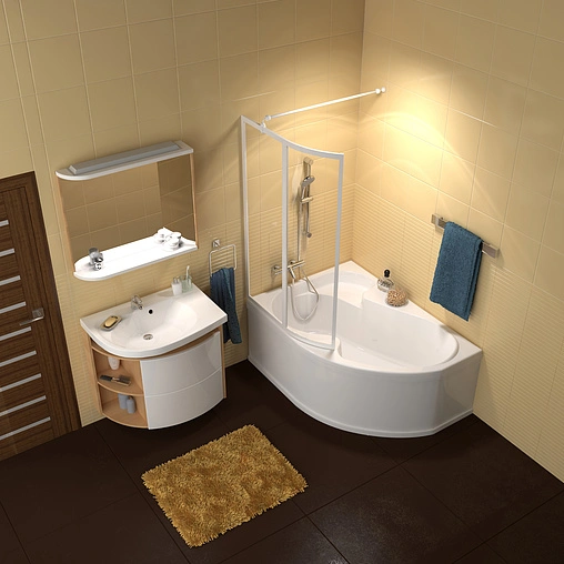 Ванна акриловая Ravak ROSA 150x105 L CK01000000