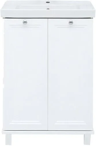 Тумба-умывальник напольная Aquanet Амели 60 белый 00261989+641587