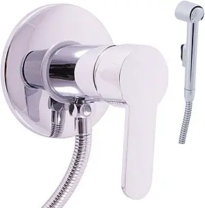 Гигиенический душ со смесителем Rav Slezak Zambezi хром ZA047, 1