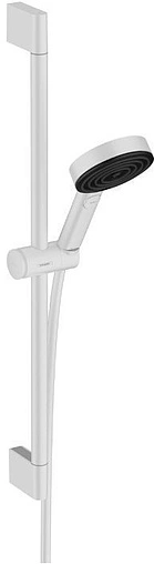 Душевая стойка Hansgrohe Pulsify Select S 105 3jet Relaxation EcoSmart 65см белый матовый/графит 24161700