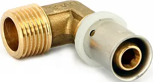 Уголок пресс переходной 20мм x ½"н Uni-fitt 705G7200 Уголок пресс переходной 20мм x ½"н Uni-fitt 705G7200, 1