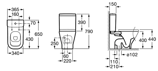 Бачок для унитаза Roca Gap белый 34147000Y