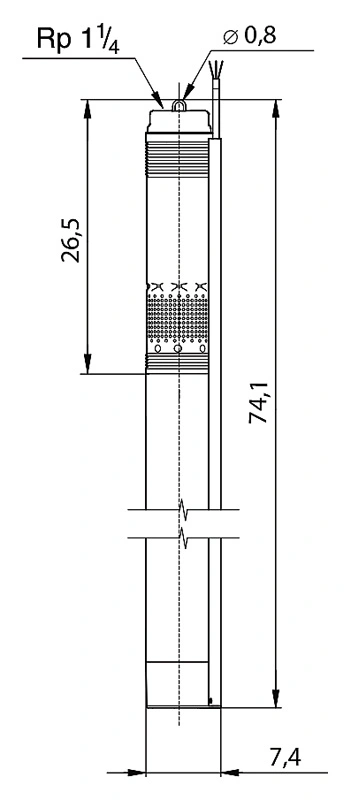 Система автоматического водоснабжения Grundfos SQE 2-55 96524505