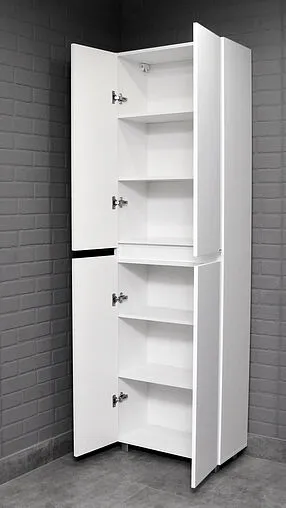 Шкаф-пенал напольный Айсберг Норма 60 белый DA1625PR