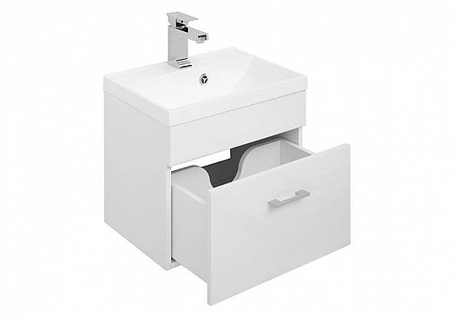 Тумба под умывальник подвесная Aquanet Нота 50 белый 00159138