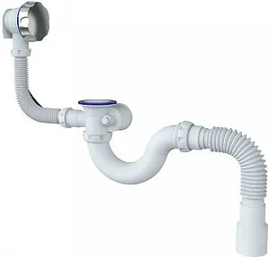 Слив-перелив для ванны Unicorn нержавеющая сталь S103 Слив-перелив для ванны Unicorn нержавеющая сталь S103, 1