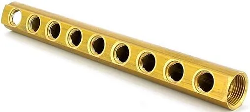 Коллектор распределительный проходной 9 отводов ¾&quot;в/в x ½&quot;в Tiemme 1970097