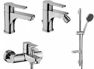 Комплект для ванны 4 в 1 Paffoni Red хром 00255125 Комплект для ванны 4 в 1 Paffoni Red хром 00255125, 1