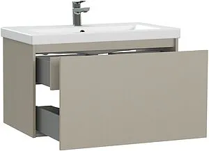 Тумба-умывальник подвесная Cersanit Grande 80 бежевый 64310+S-UM-COM80/1-w, 4