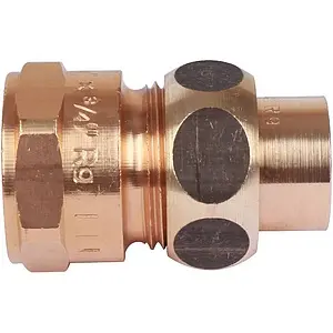 Американка пайка прямая переходная (коническое уплотнение) 18мм x ¾"в Sanha 4340g 143401834 Американка пайка прямая переходная (коническое уплотнение) 18мм x ¾"в Sanha 4340g 143401834, 4