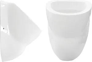 Писсуар с внешним подводом воды ISVEA Soluzione белый 10SZ92001DL, 3