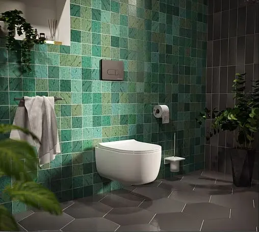 Клавиша смыва для унитаза BERGES Novum D5 Soft Touch 040035 черный матовый