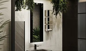 Зеркало Jorno Incline 53 с подсветкой Inc.02.53/P/А/JR Зеркало Jorno Incline 53 с подсветкой Inc.02.53/P/А/JR, 3