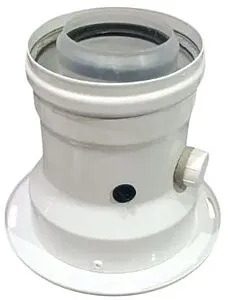 Адаптер стартовый коаксиальный Ø 60/100мм (PP) E.C.A. 7006990064, 4