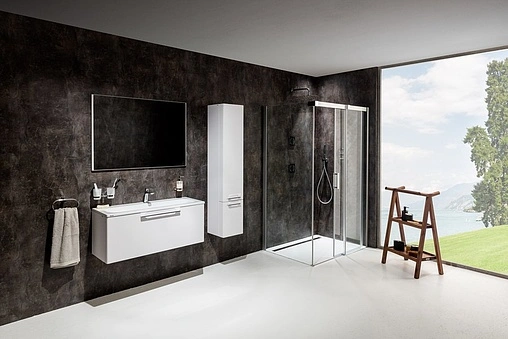 Шкаф-пенал подвесной Ravak Ring 30 L белый X000000771