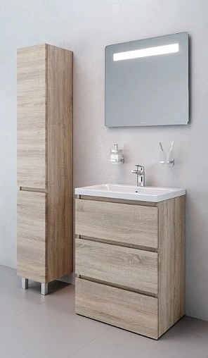 Шкаф-пенал напольный Am.Pm Gem S 30 R светлый дуб M91CSR0306OF