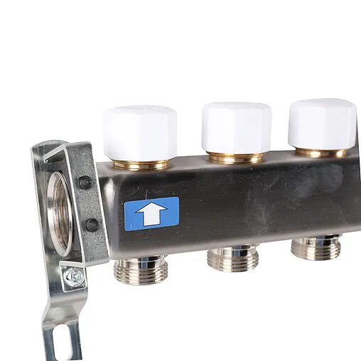 Группа коллекторная без расходомеров 11 отводов 1&quot;в/в x ¾&quot;ек Rommer RMS-3200-000011