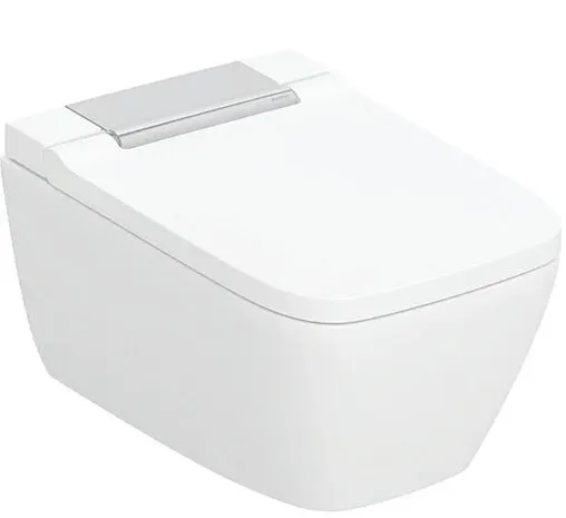 Умный унитаз-биде подвесной безободковый Geberit AquaClean Sela белый 146.250.21.1